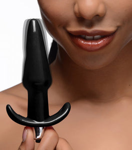 Frisky Thrilling Noir Smooth Vibrating Anal Plug Black Default Title