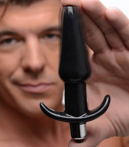 Frisky Thrilling Noir Smooth Vibrating Anal Plug Black Default Title