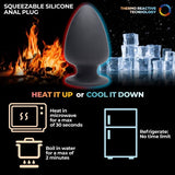 Squeeze-it Silexpan Anal Plug Black