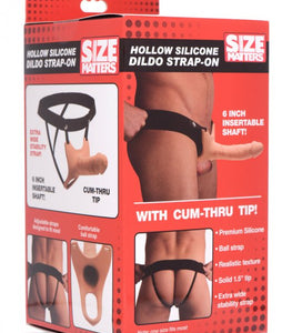 Size Matters Silicone Dildo Strap-on Flesh