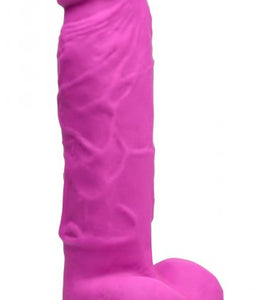 Strap U Power Pecker 7in Dildo Silicone W/ Balls