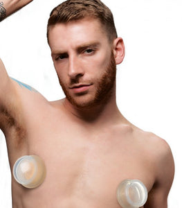 Master Series Clear Plungers Nipple Suckers Large