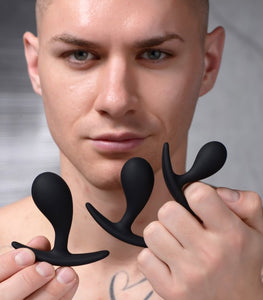 Master Series Dark Droplets 3pc Curved Anal Trainer Set Default Title