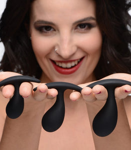 Master Series Dark Droplets 3pc Curved Anal Trainer Set Default Title