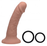 Strap U Seducer 7in Silicone Dildo W/ Harness