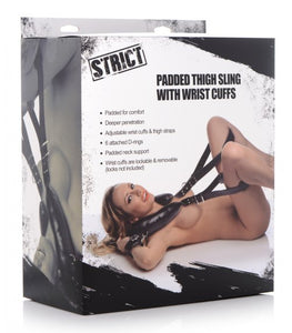 Strict Padded Thigh Sling W/ Wrist Cuffs