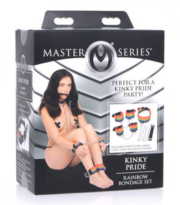 Master Series Kinky Pride Rainbow Bondage Set Default Title