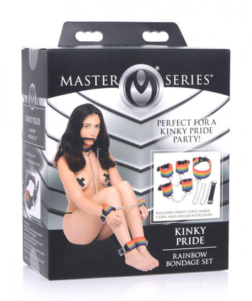 Master Series Kinky Pride Rainbow Bondage Set Default Title