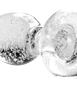 Booty Sparks Glow-in-the-dark Glass Anal Plug