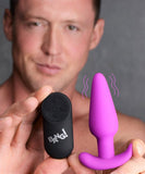 Bang! 21x Vibrating Silicone Butt Plug W/ Remote