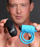 Bang! Silicone Cock Ring & Bullet W/ Remote