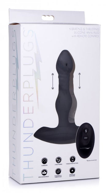Thunderplugs Vibrating & Thrusting Anal Plug Default Title