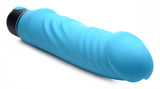 Bang! Xl Bullet & Ribbed Silicone Sleeve Blue