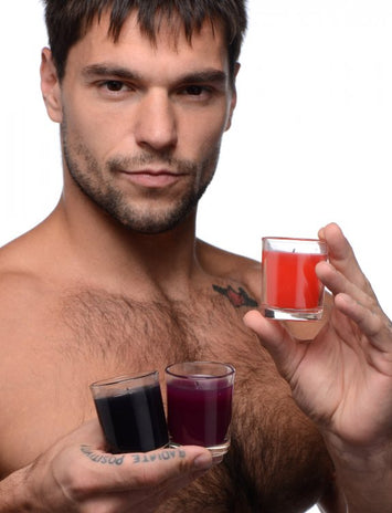 Master Series Flame Drippers Candle Set Black Red Purple Default Title