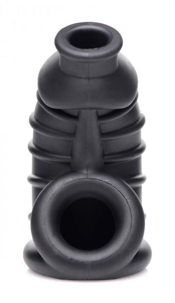 Master Series Dark Chamber Silicone Chastity Cage Default Title