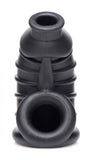 Master Series Dark Chamber Silicone Chastity Cage