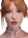 Master Series Kinky Kitty Ring Slim Choker Pink