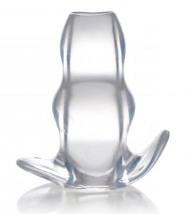 Master Series Clear View Hollow Anal Plug