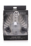 Master Series Clear View Hollow Anal Plug