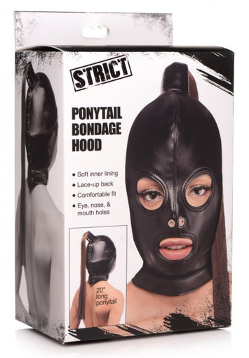 Strict Ponytail Bondage Hood Default Title