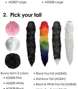 Tailz Snap On Silicone Anal Plug & 3 Interchangeable Tails Default Title