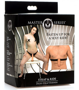 Master Series Strap & Ride Dildo Strap Harness