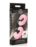 Master Series Cuffed In Fur Handcuffs Pink Default Title