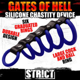 Strict Gates Of Hell Silicone Chastity Device