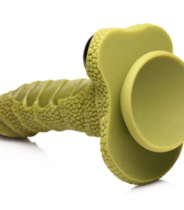 Creature Cocks Swamp Monster Green Scaly Silicone Dildo