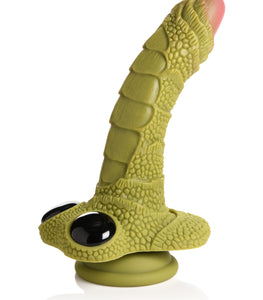 Creature Cocks Swamp Monster Green Scaly Silicone Dildo