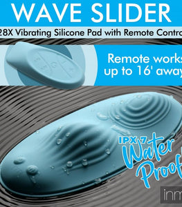 Inmi Wave Slider 28x Vibrating Silicone Pad W/ Remote