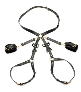 Strict Bondage Harness W/ Bows Xl/2xl