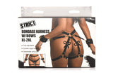 Strict Bondage Harness W/ Bows Xl/2xl