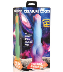 Creature Cocks Space Cock Glow In The Dark Silicone Dildo