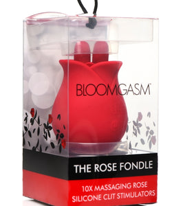 Bloomgasm The Rose Fondle 10x Massaging Rose Clit Stimulator