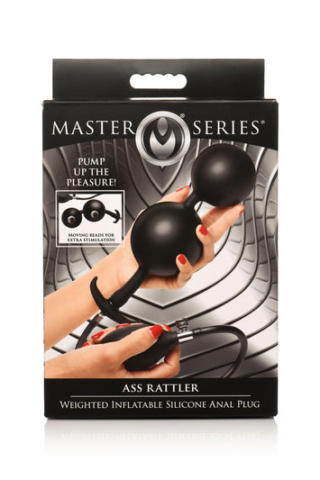Master Series Ass Rattler Weighted Inflatable Anal Plug Default Title