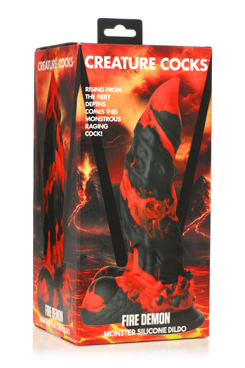 Creature Cocks Fire Demon Monster Silicone Dildo Default Title