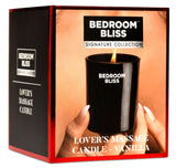 Bedroom Bliss Lovers Massage Candle Vanilla