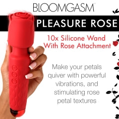 Bloomgasm Pleasure Rose Wand 10x W/ Rose Attachment Default Title
