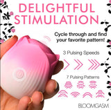 Pulsing Petals Throbbing Rose Stimulator - Pink