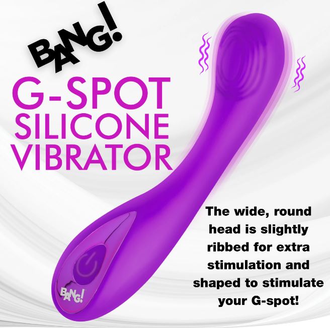 G-spot Silicone Vibrator Purple Default Title