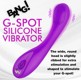 G-spot Silicone Vibrator Purple Default Title