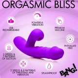 Thrusting & Sucking Rabbit Vibrator Purple