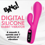 Digital Silicone Rabbit Vibrator Default Title