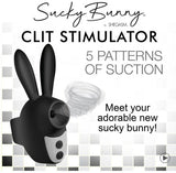 Sucky Bunny Clit Stimulator Black Default Title