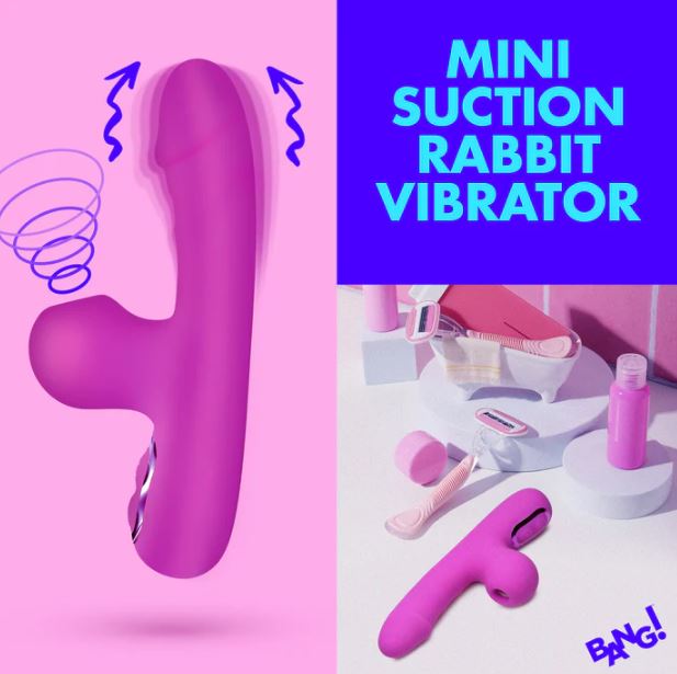 Mini Suction Rabbit Vibrator Purple Default Title