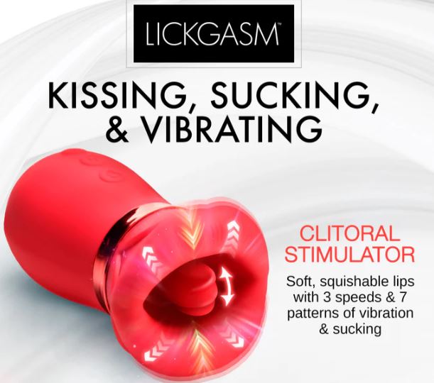 Kiss Me More Kissing Sucking & Vibrating Clitoral Stimulator Default Title