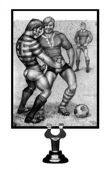 Tom Of Finland Silicone Cock Ring W/3 Weighted Balls Default Title